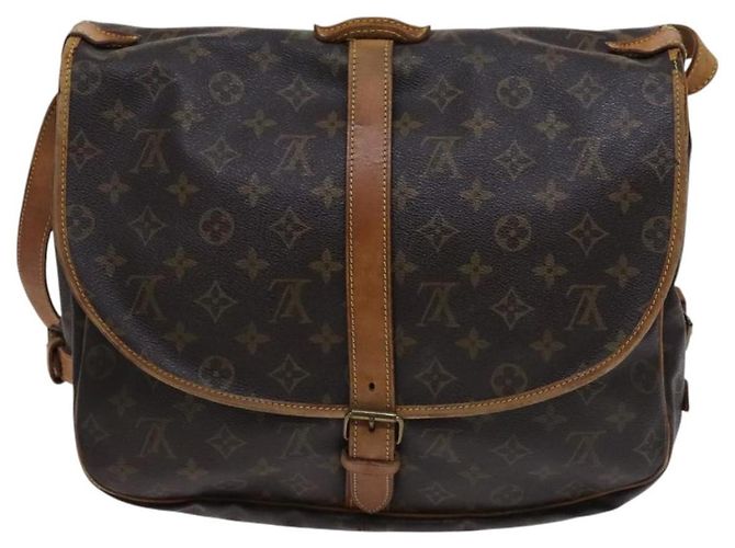 LOUIS VUITTON Borsa a Spalla Monogram Saumur 35 M42254 LV Auth ep8253 Monogramma - vista 2