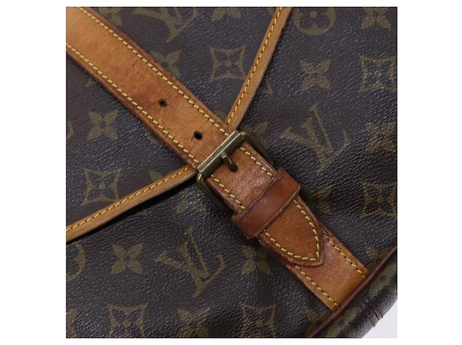 LOUIS VUITTON Borsa a Spalla Monogram Saumur 35 M42254 LV Auth ep8253 Monogramma - vista 20