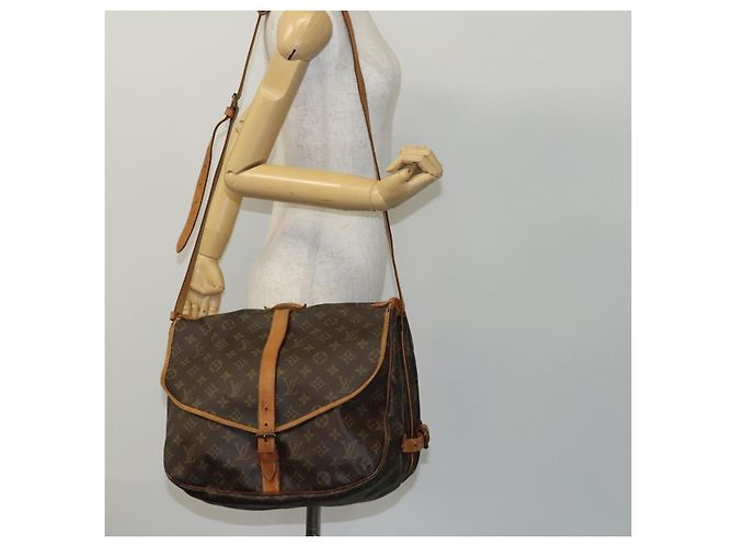 LOUIS VUITTON Borsa a Spalla Monogram Saumur 35 M42254 LV Auth ep8253 Monogramma - vista 28