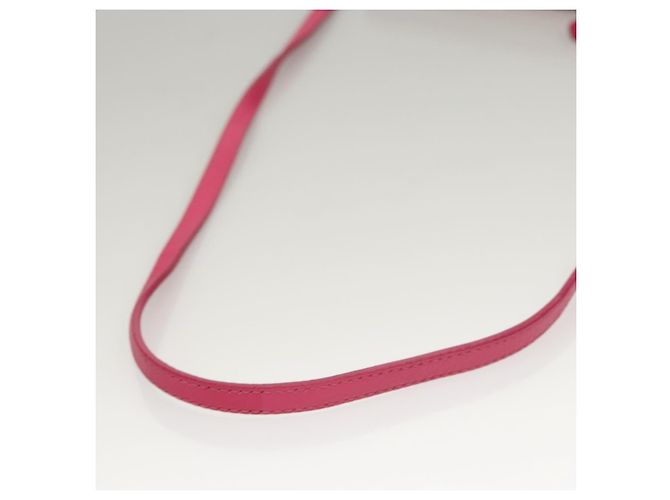 Céline Borsa Trio CELINE Borsa a Spalla Pelle Rosa Oro Auth mr1159 D'oro - vista 7