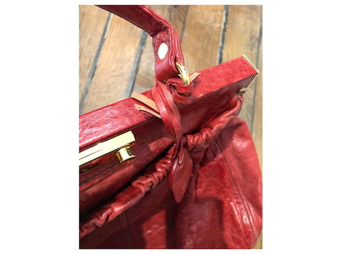 Borse MIU MIU T. Pelle Rosso - vista 13