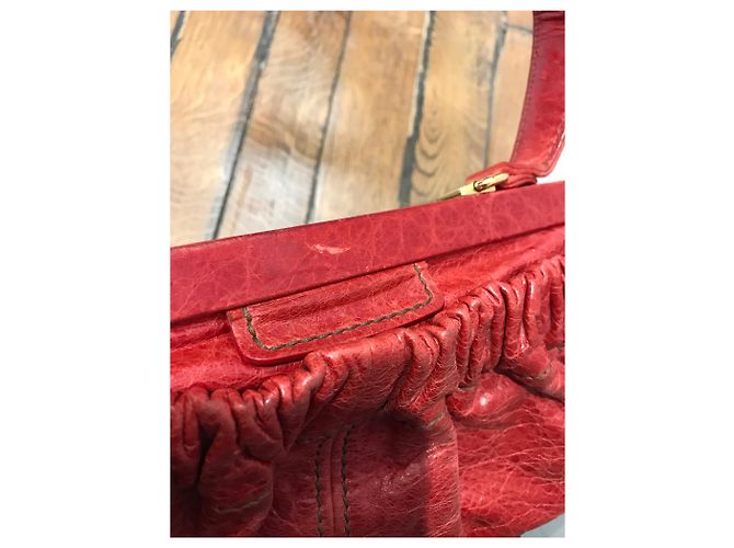 Borse MIU MIU T. Pelle Rosso - vista 14