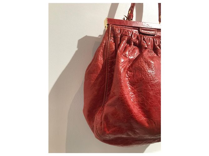 Borse MIU MIU T. Pelle Rosso - vista 7