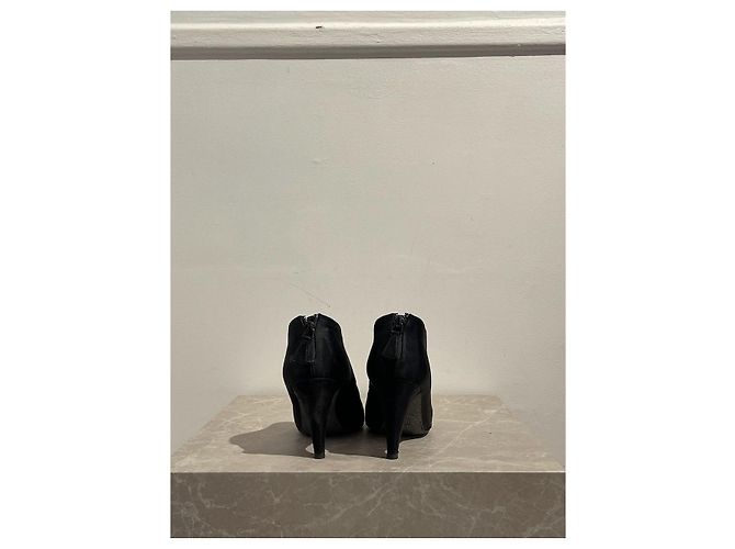 CHANEL Ankle boots T.EU 38 Cloth Black - view 4