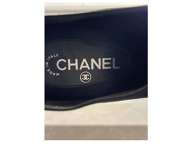 CHANEL Ankle boots T.EU 38 Cloth Black - view 7