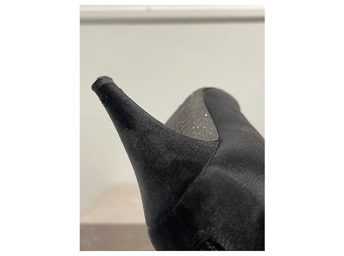 CHANEL Ankle boots T.EU 38 Cloth Black - view 9