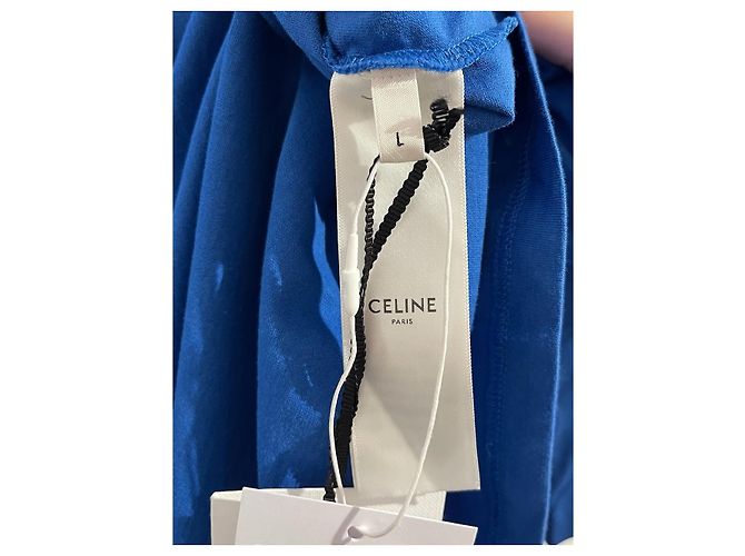 Céline CELINE Tops T.International L Algodón Azul - vista 5