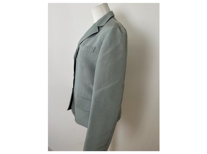 Blazer in seta vintage Gucci / Trench 38/M - vista 2