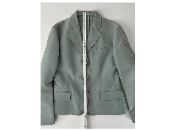 Blazer in seta vintage Gucci / Trench 38/M - vista 9