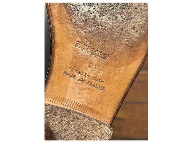 Hermès HERMES Stiefel T.EU 37.5 Leder Schwarz - Ansicht 6