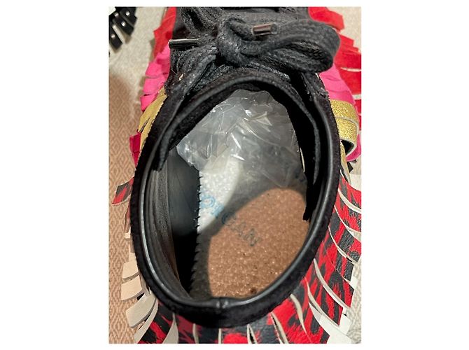Sneakers SAINT LAURENT T.EU 37.5 Camoscio Nero - vista 5