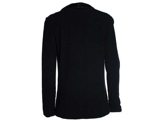 Ba&sh, blazer negro con reverso brillante - vista 2