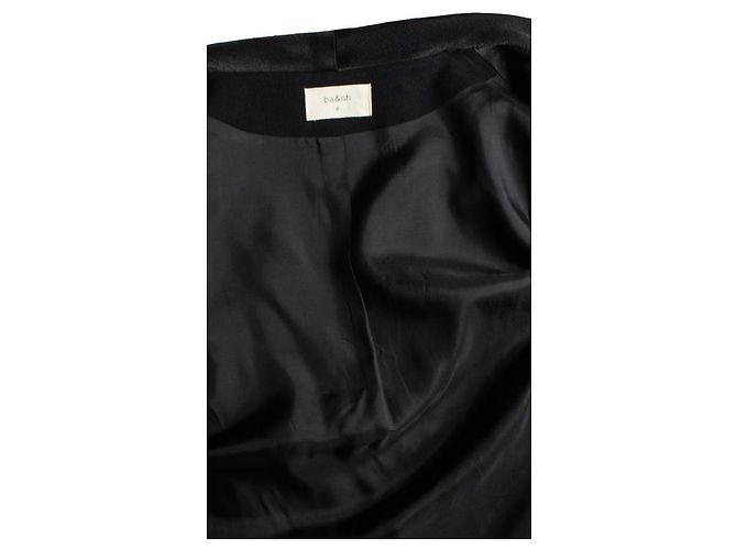 Ba&sh, blazer negro con reverso brillante - vista 6