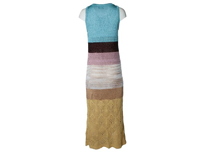 Missoni, Vestido maxi de crochet con lurex Multicolor - vista 2