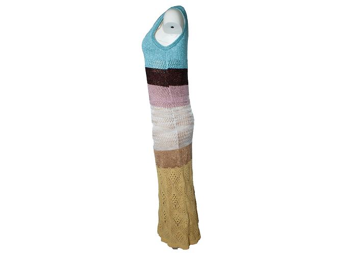 Missoni, Vestido maxi de crochet con lurex Multicolor - vista 4