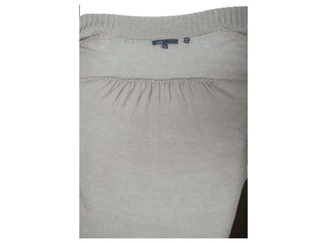 Vince, Strickjacke mit Taschen in Beige - Ansicht 6