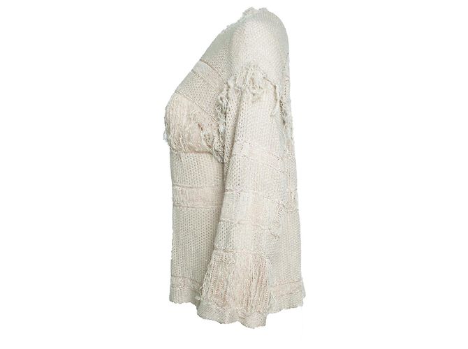 Isabel Marant, top de punto con flecos - vista 2