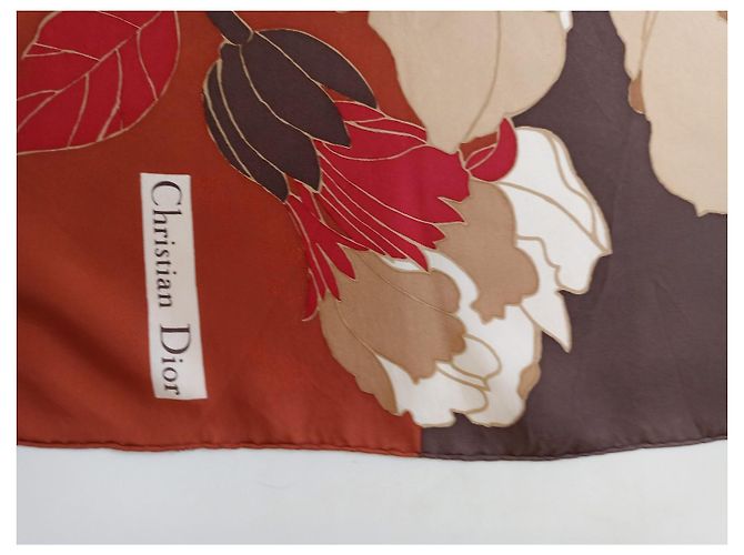 Christian Dior Seidenschal Mehrfarbig Mehrfarben - Ansicht 6