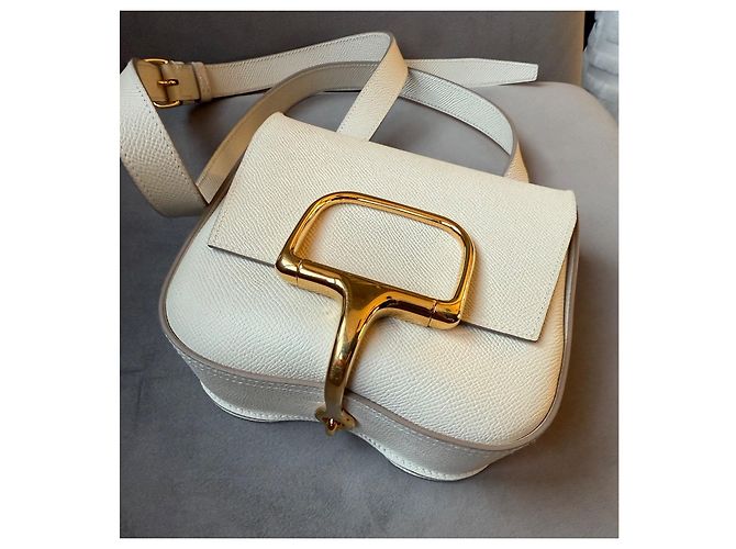Hermès Della Cavalleria Mini Tasche Epsom Leder Craie - Ansicht 10