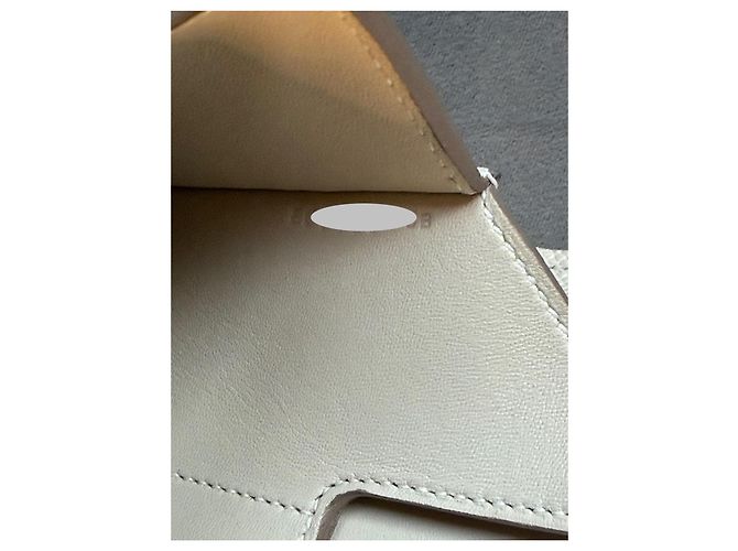 Hermès Della Cavalleria Mini Tasche Epsom Leder Craie - Ansicht 15