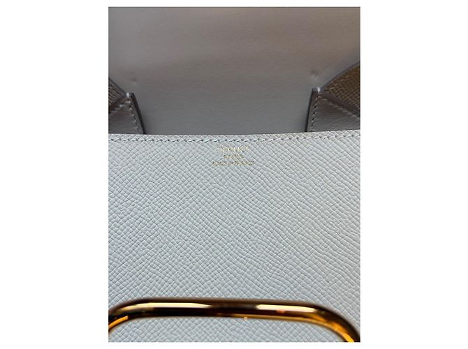 Hermès Della Cavalleria Mini Tasche Epsom Leder Craie - Ansicht 17