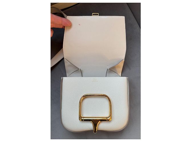 Hermès Della Cavalleria Mini Tasche Epsom Leder Craie - Ansicht 19