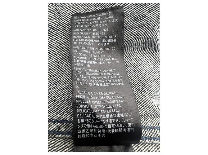 Oversized-Denimjacke mit gesticktem Balenciaga-Logo EU52 Blau - Ansicht 12