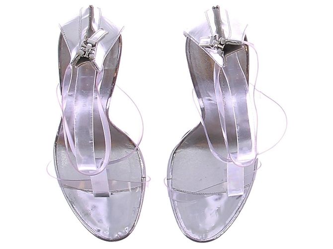 GIUSEPPE ZANOTTI Absätze T.EU 40 Lackleder Silber - Ansicht 6