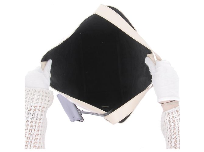 Autre Marque NON FIRMATO / NON FIRMATO Borse T. Pelle Beige - vista 6