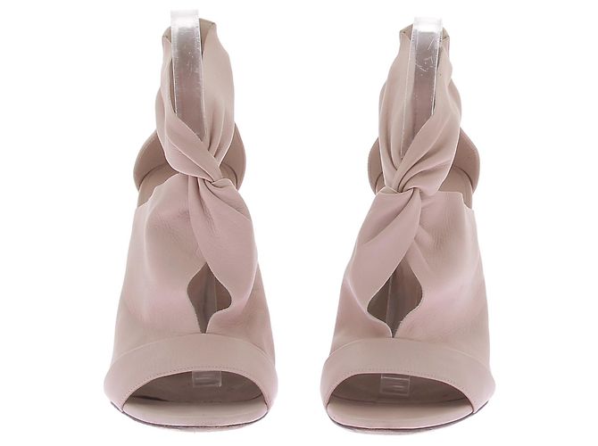 Tacones CASADEI T.EU 40 Cuero Beige - vista 4