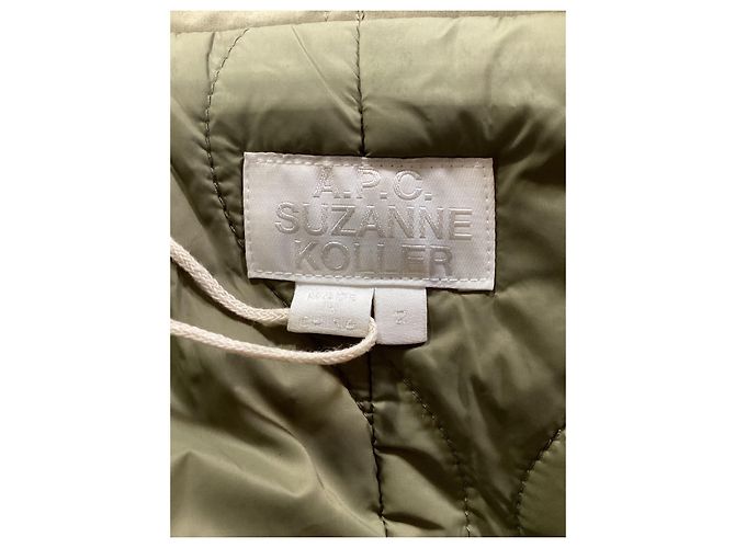 Apc A.P.C. x Suzanne Koller Parka aus grünem Baumwollstoff - Ansicht 11