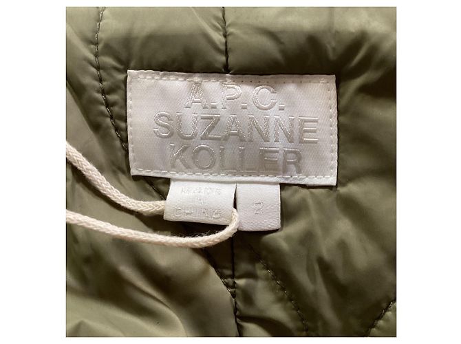 Apc A.P.C. x Suzanne Koller Parka aus grünem Baumwollstoff - Ansicht 5