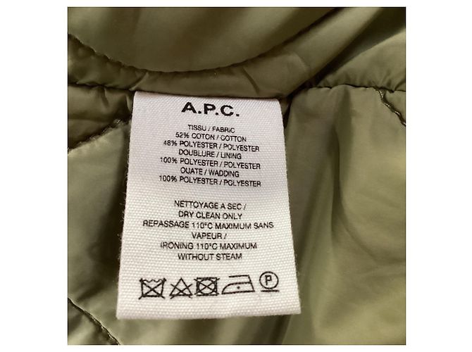 Apc A.P.C. x Suzanne Koller Parka aus grünem Baumwollstoff - Ansicht 6