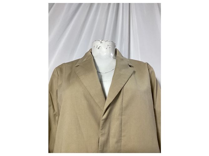 Apc Abrigo Trench A.P.C. en algodón beige - vista 10