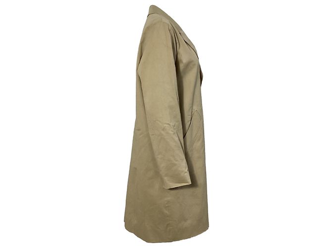 Apc Abrigo Trench A.P.C. en algodón beige - vista 2