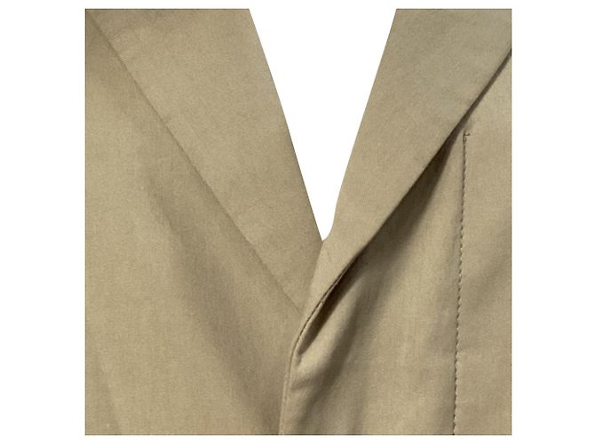 Apc Abrigo Trench A.P.C. en algodón beige - vista 4