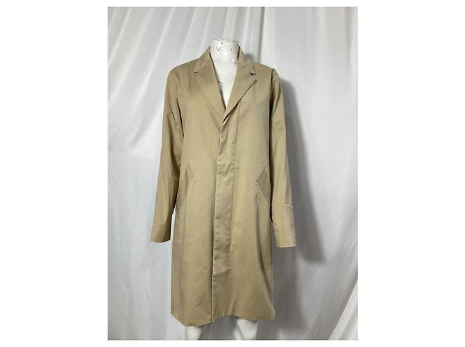 Apc Abrigo Trench A.P.C. en algodón beige - vista 7