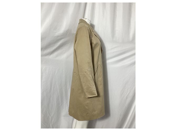 Apc Abrigo Trench A.P.C. en algodón beige - vista 8