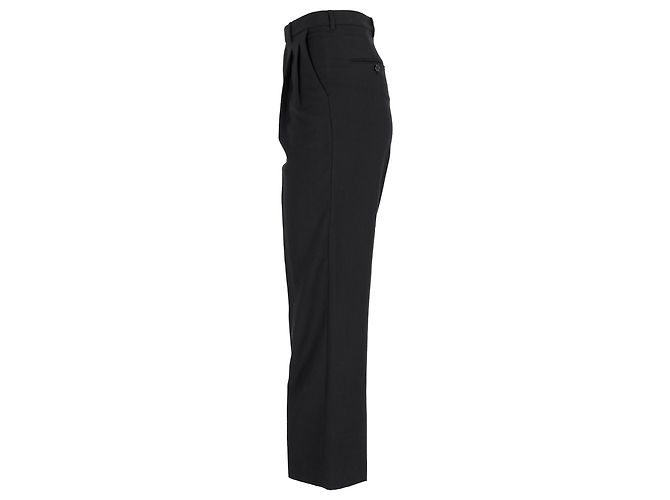 Céline Blazer e Pantaloni Celine in Lana Nera Nero - vista 10