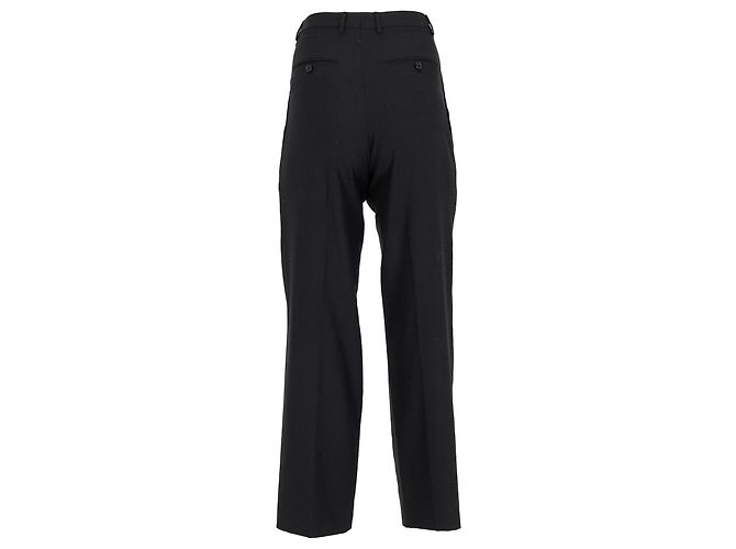 Céline Blazer e Pantaloni Celine in Lana Nera Nero - vista 11