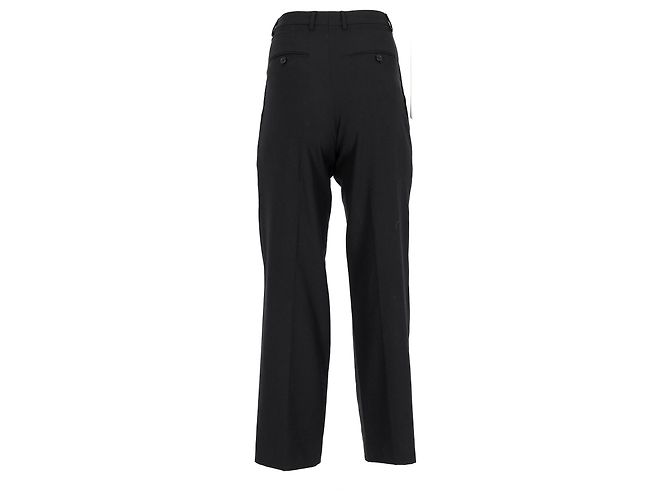 Céline Blazer e Pantaloni Celine in Lana Nera Nero - vista 12
