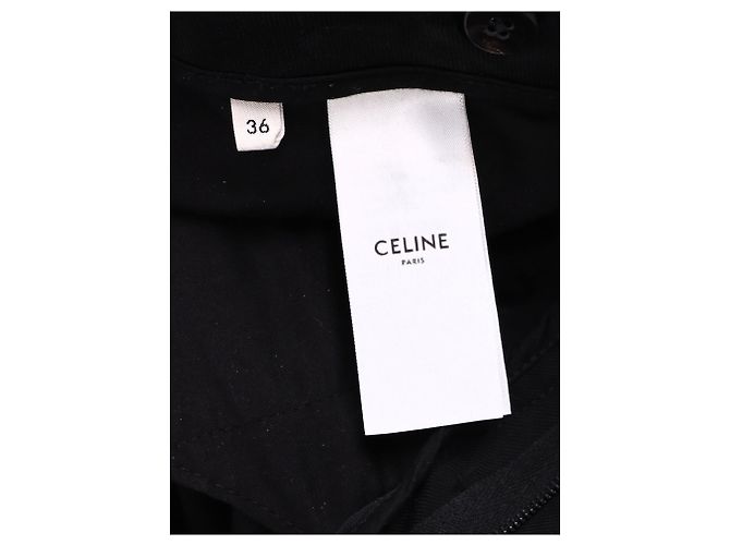 Céline Blazer e Pantaloni Celine in Lana Nera Nero - vista 15