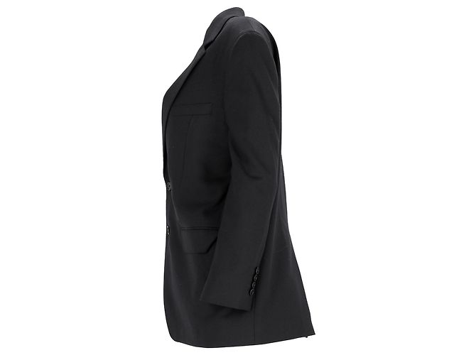 Céline Blazer e Pantaloni Celine in Lana Nera Nero - vista 20