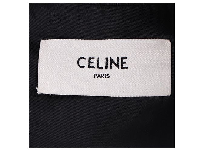 Céline Blazer e Pantaloni Celine in Lana Nera Nero - vista 23