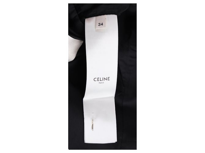 Céline Blazer e Pantaloni Celine in Lana Nera Nero - vista 25