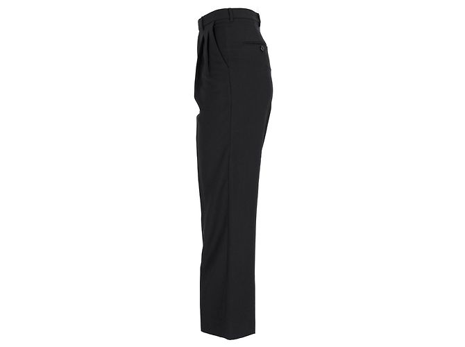 Céline Blazer e Pantaloni Celine in Lana Nera Nero - vista 9