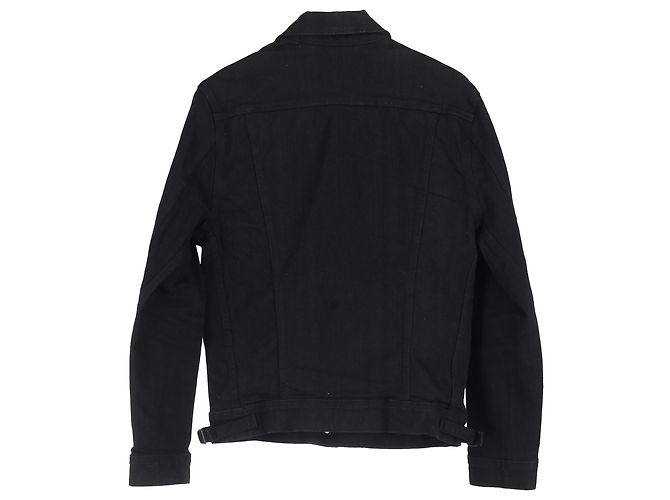 Tom Ford Selvedge-Jacke mit Taschen aus schwarzem Baumwoll-Denim - Ansicht 2