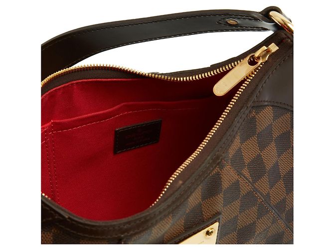 Borsa a Spalla LV Damier Ebene Canvas Sac Thames Louis Vuitton 2010 Marrone - vista 6