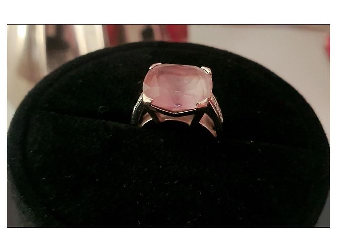 Mauboussin Gueule d'Amour Ring Diamanten Silber Pink - view 12