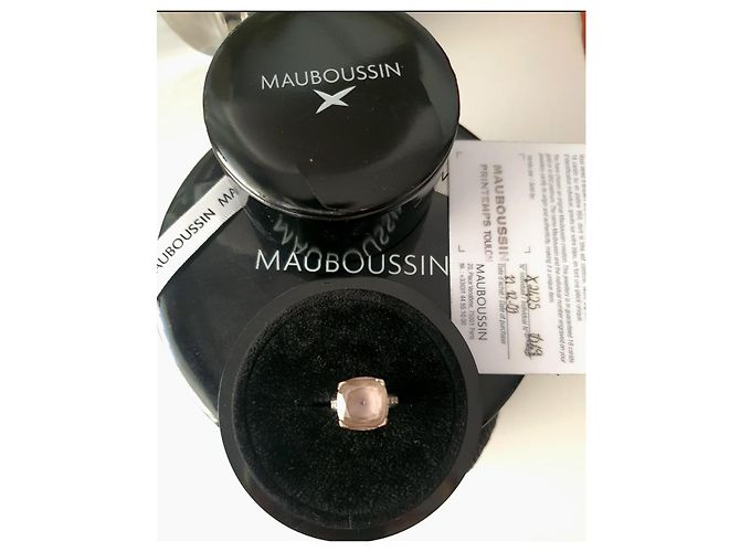 Mauboussin Gueule d'Amour Ring Diamanten Silber Pink - view 14